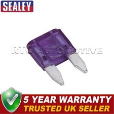 Sealey Automotive MINI Blade Fuse 3A Pack of 50 MBF350