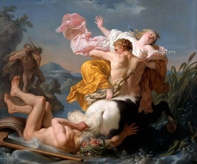 Abduction of Dejanire by the Centaur Nessus oil painting Printed on canvas L3935