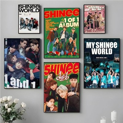 BIGBANG / SHINee / EXO / B1A4 /JYJ ☆ポスター SHINEE OT5 ONEW JONGHYUN KEY MINHO TAEMIN SHAWOL FANMADE POSTER