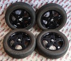 PEUGEOT 107 ALLOY WHEELS AND TYRES 155 65R14 FULL SET
