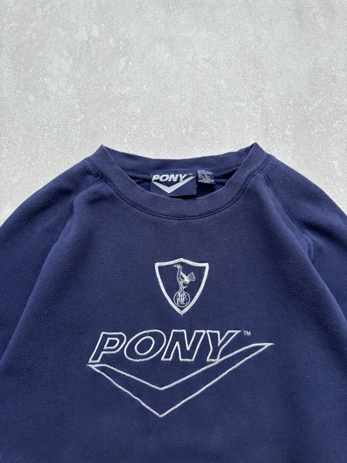 Felpa vintage Pony Tottenham Hotspurs 1995 97 calcio away football anni 90
