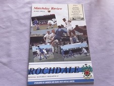 Rochdale v Chesterfield 1991 (Roch-2)