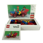 Vintage 1974 LEGO Building Set w/People: Antique Car (196) With Box