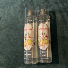 Bath Body Works PEARBERRY Fine Fragrance Mist 8 oz Lot of 2