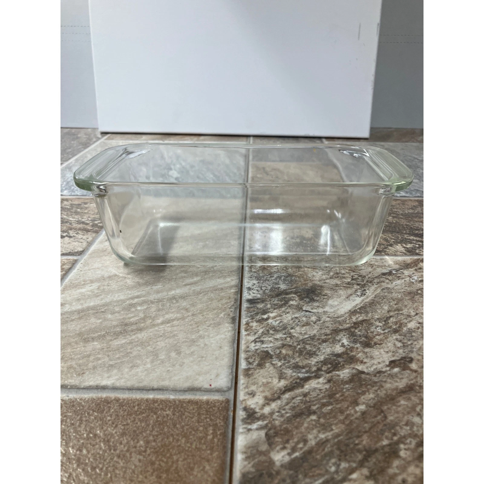 Vintage Pyrex Clear Glass Loaf Pan 1.5 Quart Rectangular Baker 213 Made in USA