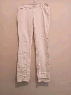 MK Michael Kors Jeans Women's size 8  Straight skinny White stretch Classic