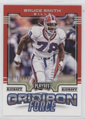 2017 Panini Playoff Gridiron Force Kickoff 172/199 Bruce Smith #14 HOF 00em