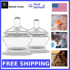 PopYum Stage 3 Fast Flow Anti-Colic Nipples, 2-Pack, 6 Months  100 Soft Si...