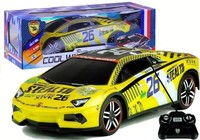 5905323218895 Auto Zdalnie Sterowane żółTe Lean Toys