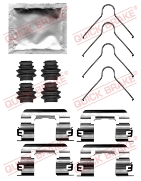 ZubehöRsatz Scheibenbremsbelag Quick Brake 109-0105 FüR Ja Picanto Kia 3 Lpg Gdi-image