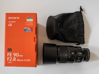 Sony SEL90M28G FE 90 mm F2.8 MACRO G OSS Objektiv, neuwertig