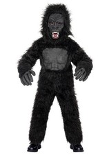 Child Deluxe Gorilla Costume Large Size 10-12 Black