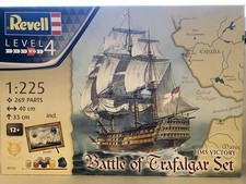 Revell Model Kit HMS Victory 1:225 Battle of Trafalgar set - New & sealed