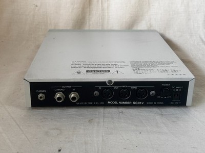 AKAI SG01v サウンドモジュール動作品 AKAI SG01v Vintage Sound Module New internal battery!! w/ power