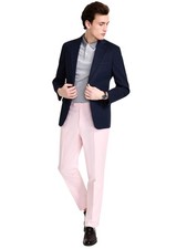 Tommy Hilfiger Mens Modern fit Sport Coat Blazer 42 R Navy Blue Solid