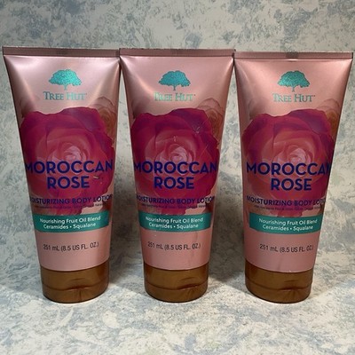 Tree Hut Moroccan Rose Moisturizing Body Lotion 8.5oz - Lot of 3