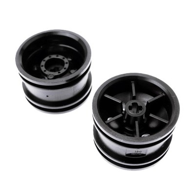 2x Lego Technic Rad Felge 30.4mmx20mm schwarz Räder solo 4284946 54087