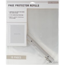 K Company 30705395 Page Protector Refills 8.5"X11" 10/Pkg-