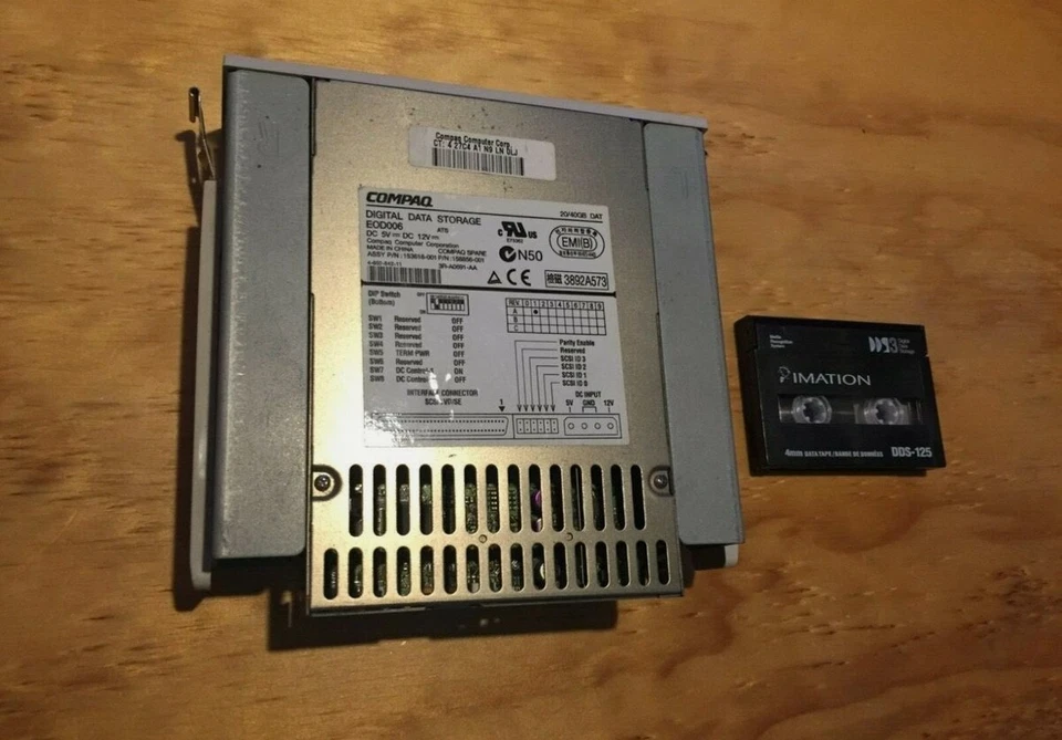 COMPAQ DIGITAL DATA STORAGE EOD006 20/40 GB DAT - Image 2 of 4