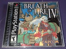 PS1 💥 Breath of Fire IV 💥 4 Sony PlayStation RPG Final Fantasy Capcom Clean