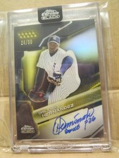 Orlando Hernandez 2026 Topps Chrome Black #CBA-OH Gold Ref Auto Sealed/Encased