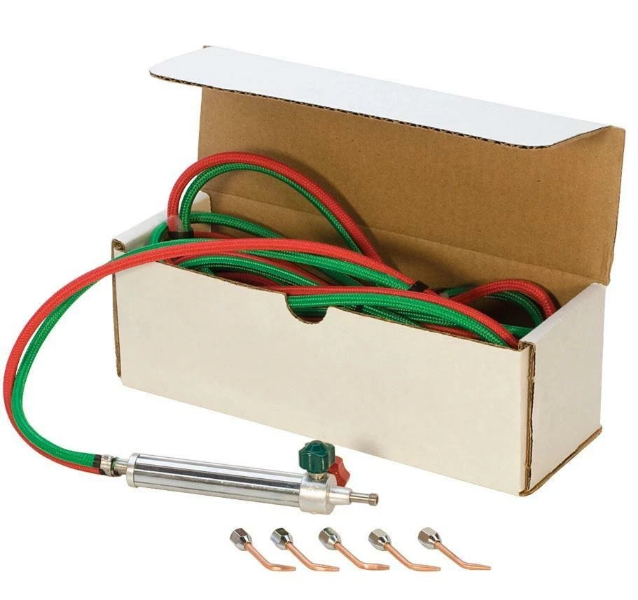 Kit de antorcha de soldadura Gentec joyería perillas de giro fáciles oxígeno y propano con 5 puntas Foto 2 de 3