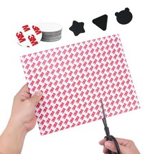 Flexible Magnetic Sheets with Adhesive - 8.5"x11" x 0.08" Thick, Heavy Duty M...