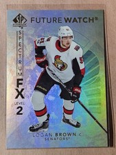 2017-18 SP AUTHENTIC-FUTURE WATCHSPECTRUM FX 2-LOGAN BROWN-OTTAWA SENATORS 
