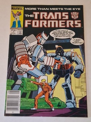 Transformers Marvel U.S. Issue #7 1985 Newsstand WARRIOR SCHOOL SEE DESCRIPTION