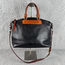 Borsa a tracolla Dooney & Bourke fiorentina Vacchetta in pelle nera marrone