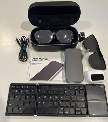 Rokid Max 2 + Rokid Station 2 + Rokid Hub + BT Keyboard + TWS Earbuds