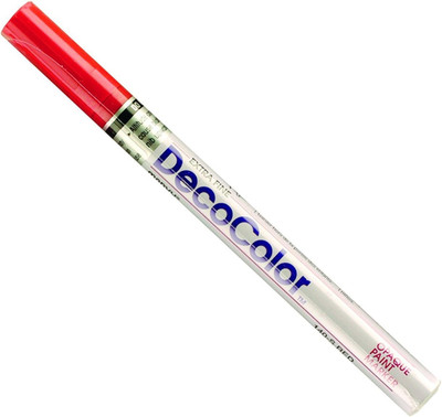 140-C-2 Marvy Deco Color Extra Fine Paint Marker, Red