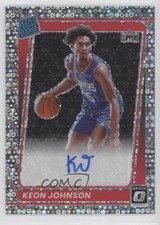 2021 Panini Donruss Optic Fast Break Prizm Signatures Keon Johnson #192 Auto 1b8