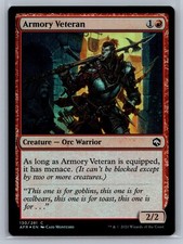 MTG Card Adventures in the Forgotten Realms #130 Armory Veteran Magic Cards