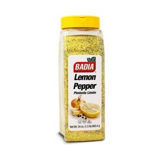 Badia Lemon Pepper Seasoning, 24 oz - Pepper, Garlic 24 Ounce Pack of 1