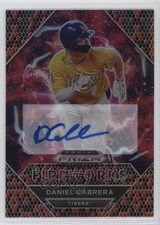 2020 Panini Prizm Draft Picks Fireworks Snakeskin 11/15 Daniel Cabrera Auto 12ui