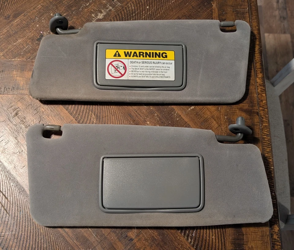 97-01 HONDA PRELUDE - PARASOLES IZQUIERDO Y DERECHO - OEM FÁBRICA OE solapas de plástico Foto 3 de 3