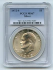 1972-S Eisenhower Dollar 40% Silver — photo from another recent sale