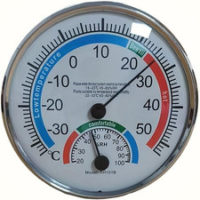 Portable Thermo-Hygrometer - Temperature -30 C to 50 C, Humidity 20 to 100