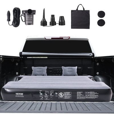 Truck Bed Air Mattress 5.8ft w/ 12V Pump 2 Pillows Carry Bag Fit Chevy GMC Ram