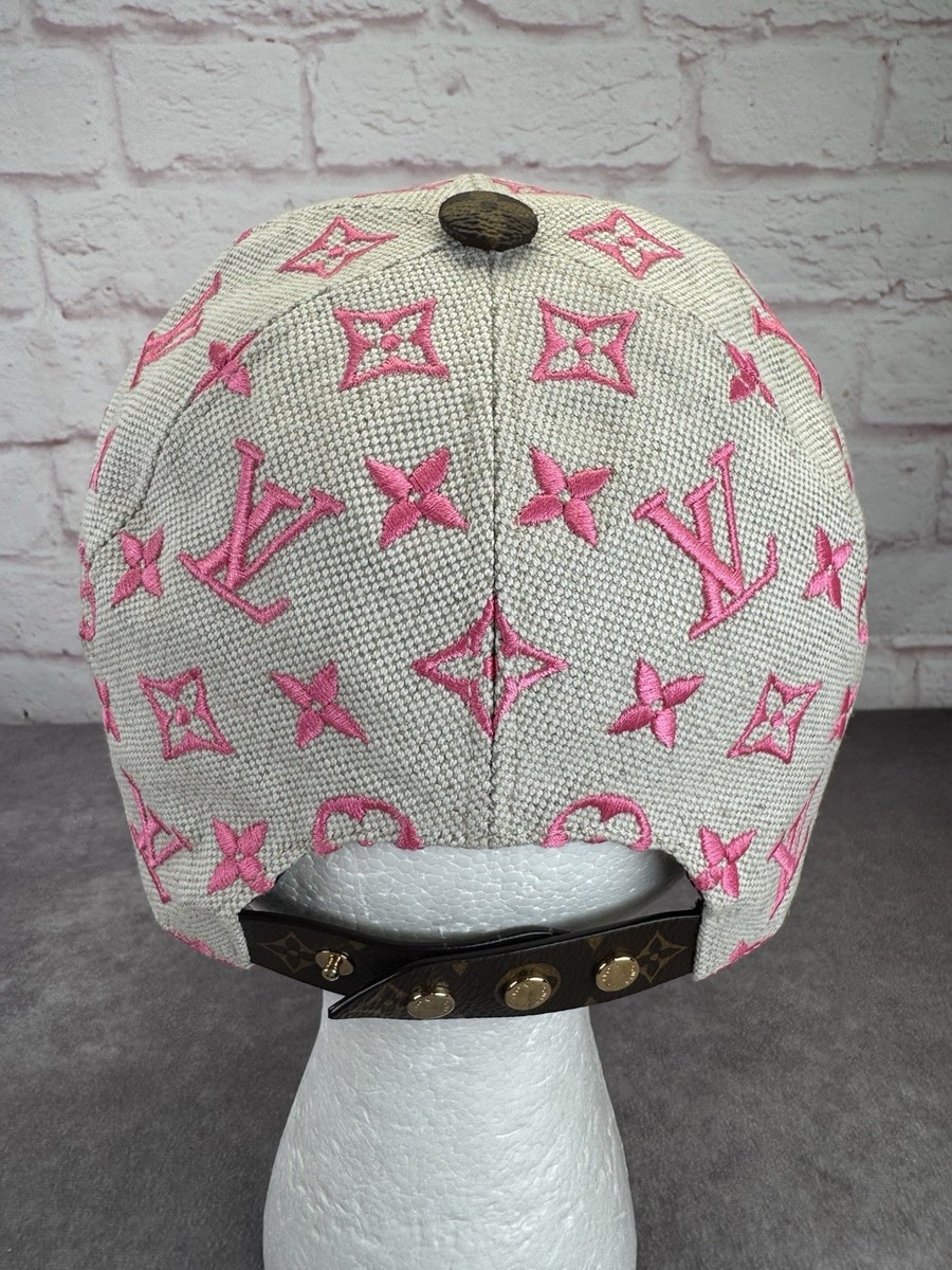 Louis Vuitton Canvas Monogram Starboard Cap M Pink | eBay display picture 3