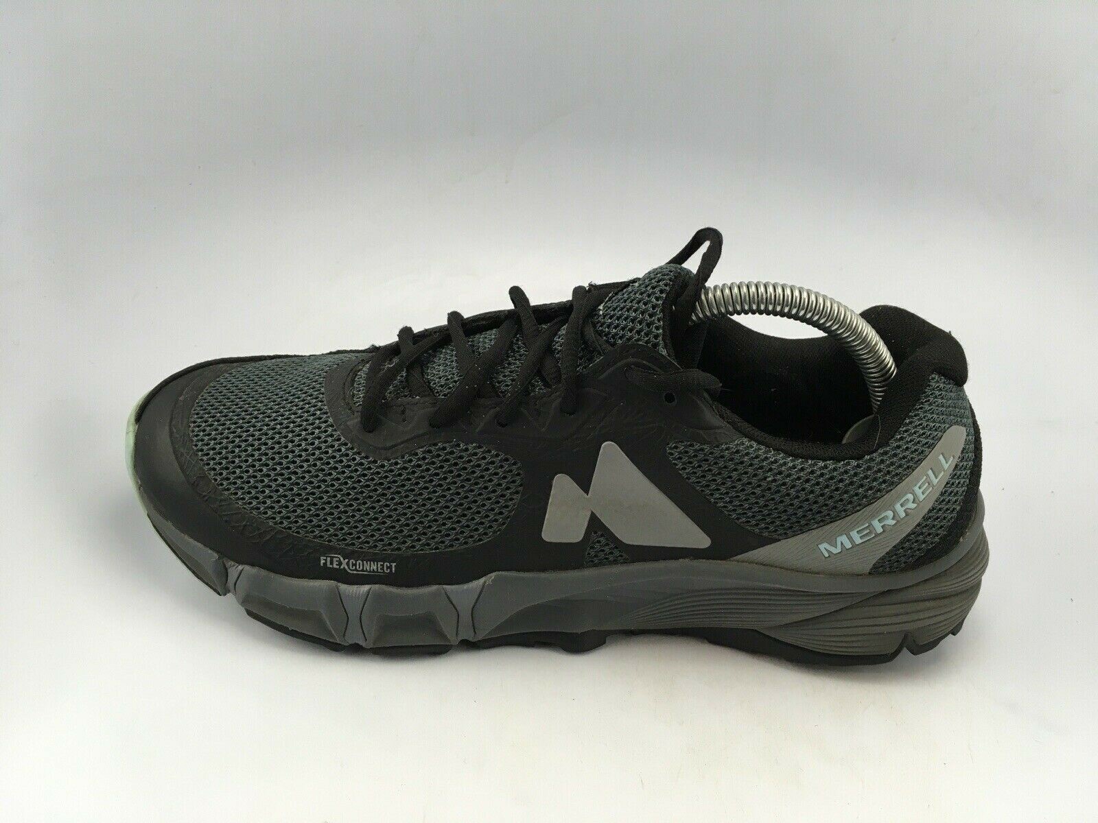 Scarpe da trail running Merrell J37716 Agility Peak Flex Mesh nere da donna taglia 10 5