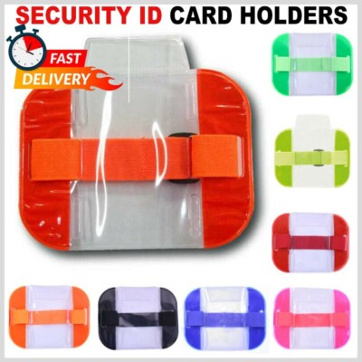 Tactical ID Arm Band Security ID Badge Card Holder Doorman Armband SIA ...