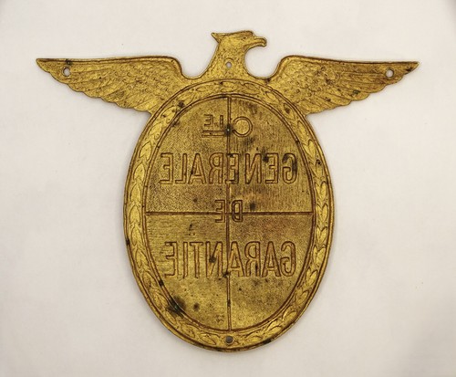 Plaque de Véhicule Ancienne-COMPAGNIE GENERALE de GARANTIE. Émaux. Vers 1930 - Picture 3 of 3