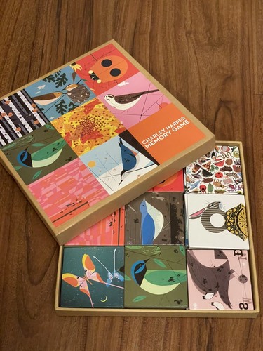 Charley Harper Memory Board Game 36 Pairs Wildlife Nature Art Family Game Night - Picture 7 of 8