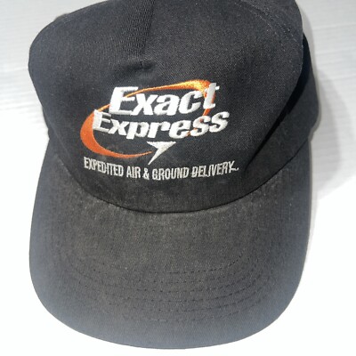 Exact Express Yellow Freight Trucking Snapback Hat Baseball Cap Embroidered USA