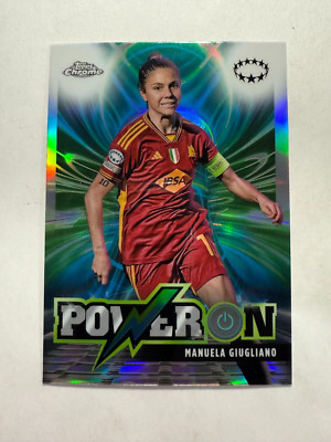 Manuela Giuglian AS Roma #PO-9 2023-24 Topps Chrome UEFA Women s Power