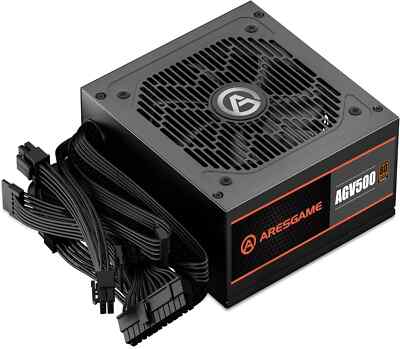 AGV Series 500W Power Supply, 80 Plus Bronze Certified, Non Modular