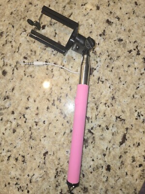 pink selfie stick Cute Accessory For Phone Pictures 