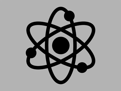 ATOM Car Sticker Science Electron Nuclear STEM Teacher Energy Vinyl Decal 
